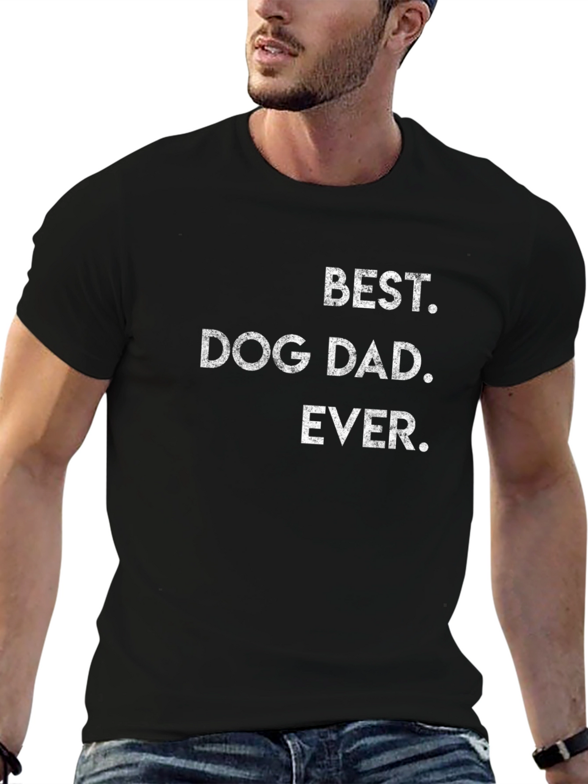 Best Dog Dad Ever T-Shirt | Stylish Mens Tee