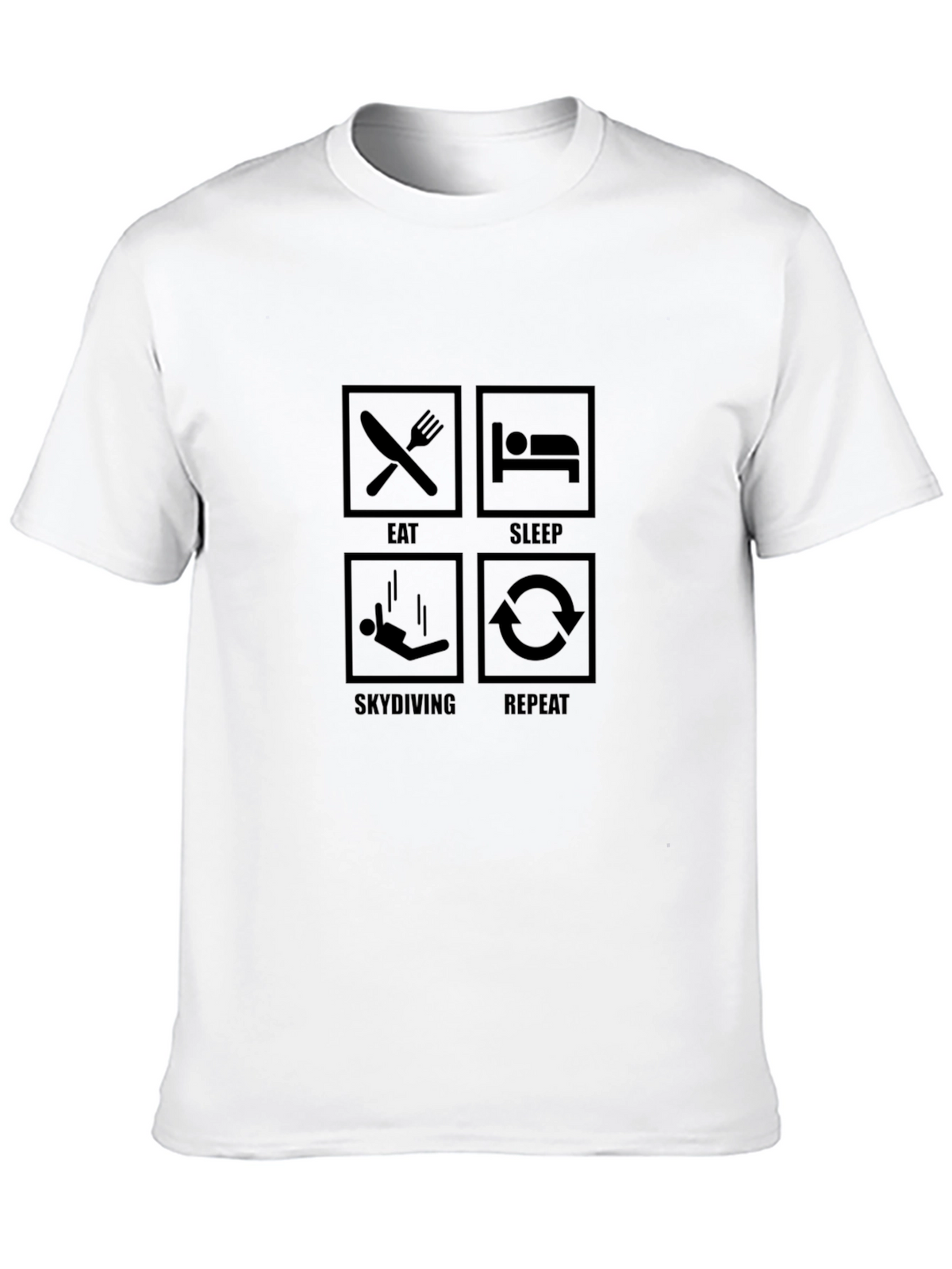 Eat Sleep Skydiving Repeat T-Shirt