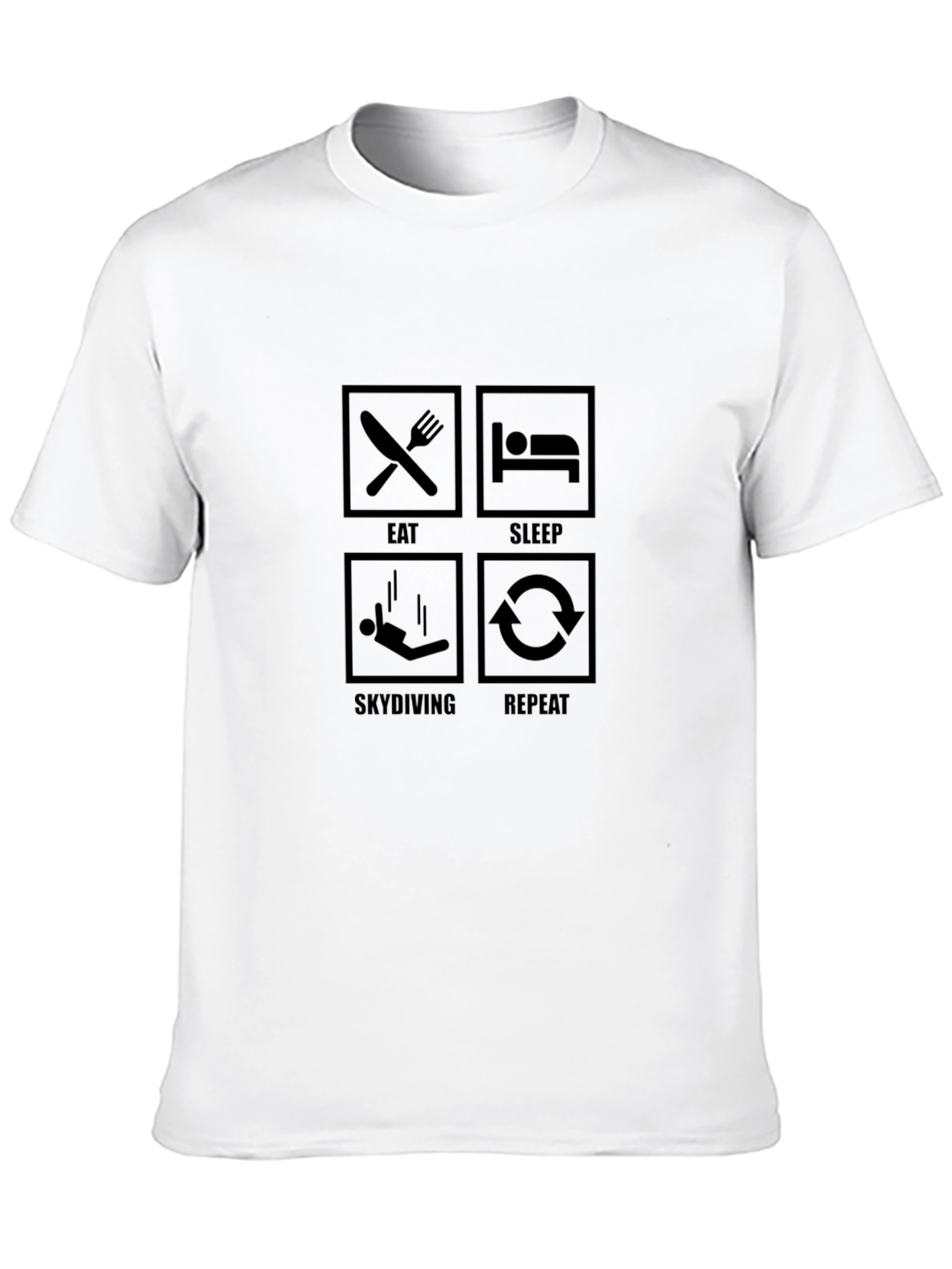 Eat Sleep Skydiving Repeat T-Shirt