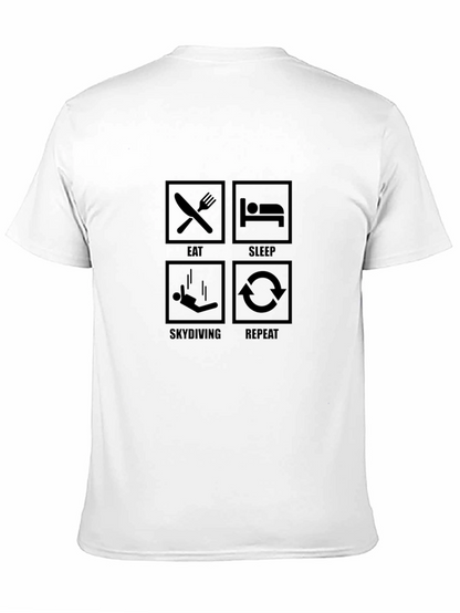 Eat Sleep Skydiving Repeat T-Shirt