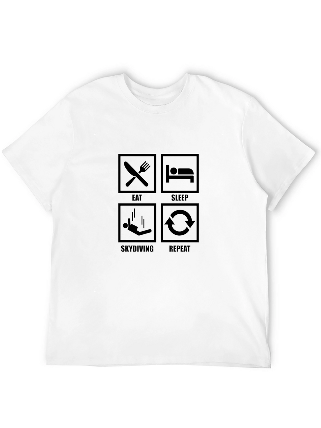 Eat Sleep Skydiving Repeat T-Shirt