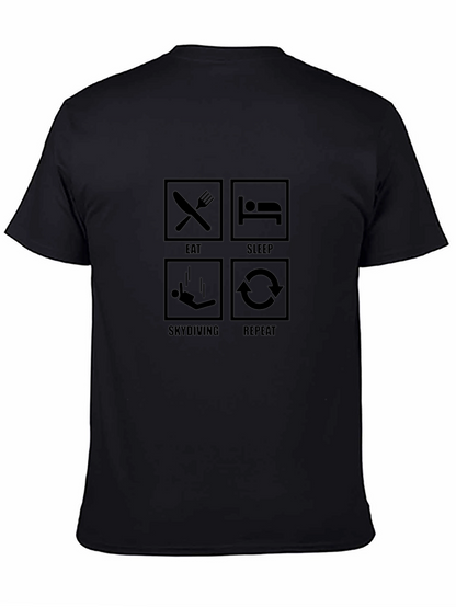 Eat Sleep Skydiving Repeat T-Shirt