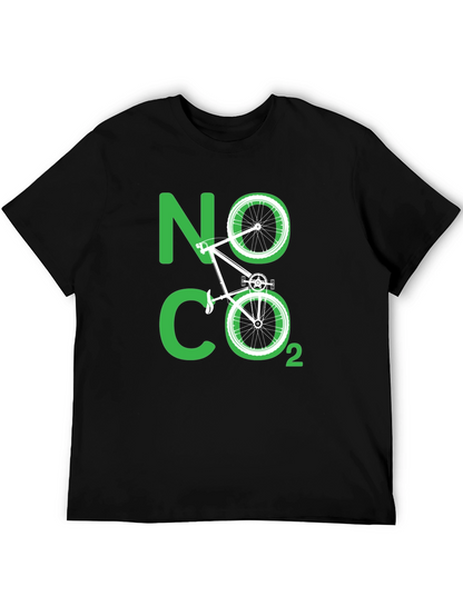 Eco-Friendly No CO2 Bicycle T-Shirt