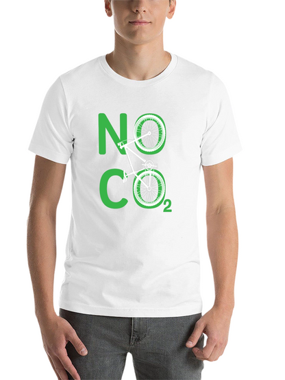 Eco-Friendly No CO2 Bicycle T-Shirt