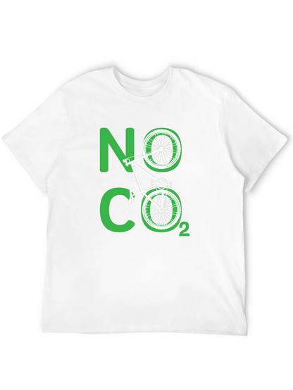 Eco-Friendly No CO2 Bicycle T-Shirt