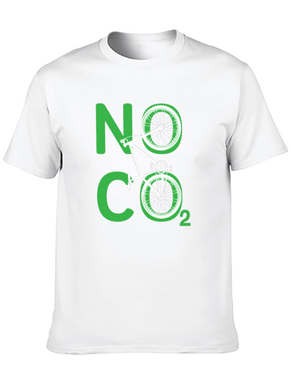 Eco-Friendly No CO2 Bicycle T-Shirt