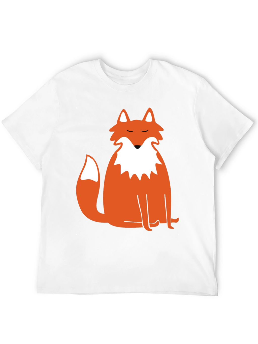 Mens Black Fox Graphic Tee