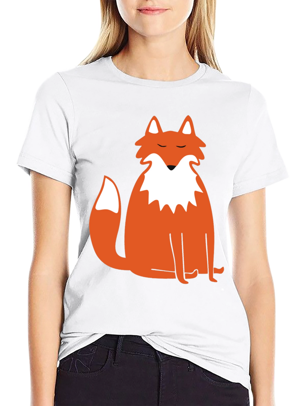 Mens Black Fox Graphic Tee