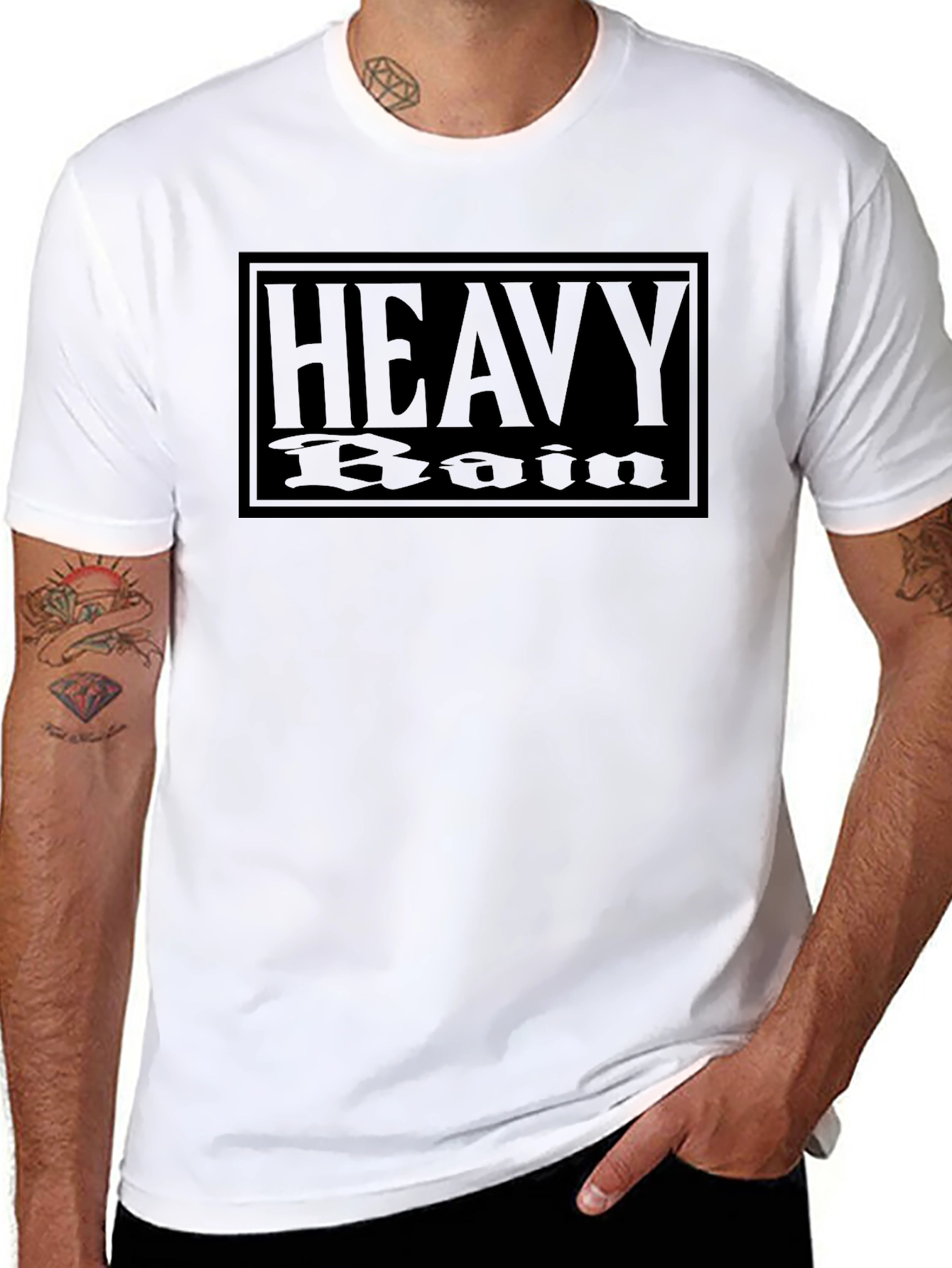 Heavy Rain Graphic T-Shirt - Black
