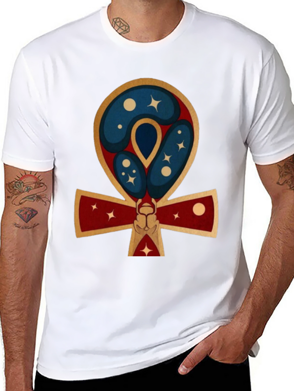 Ankh of Life Graphic T-Shirt - Unique Design
