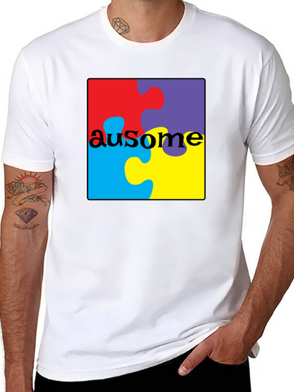 Au-some Puzzle Piece T-Shirt