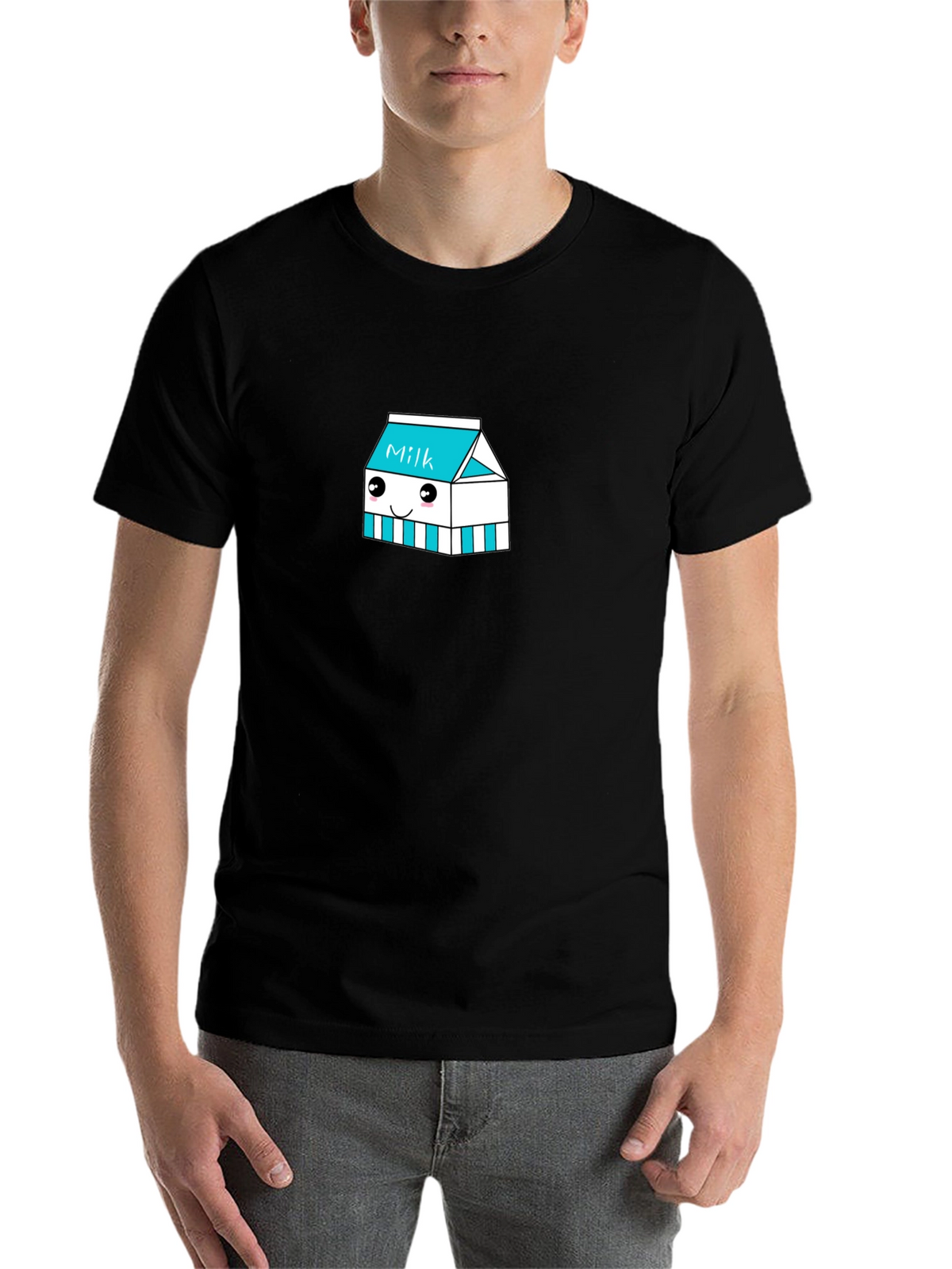 Kawaii Milk Carton Graphic Tee