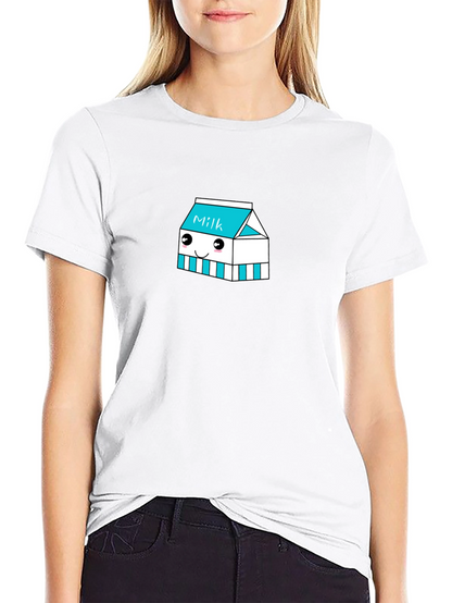 Kawaii Milk Carton Graphic Tee