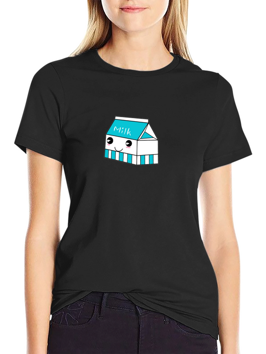 Kawaii Milk Carton Graphic Tee