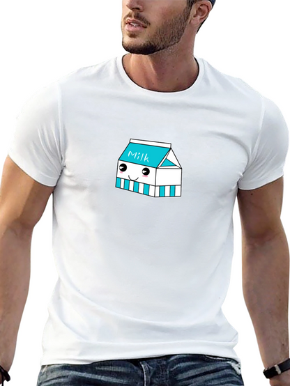 Kawaii Milk Carton Graphic Tee