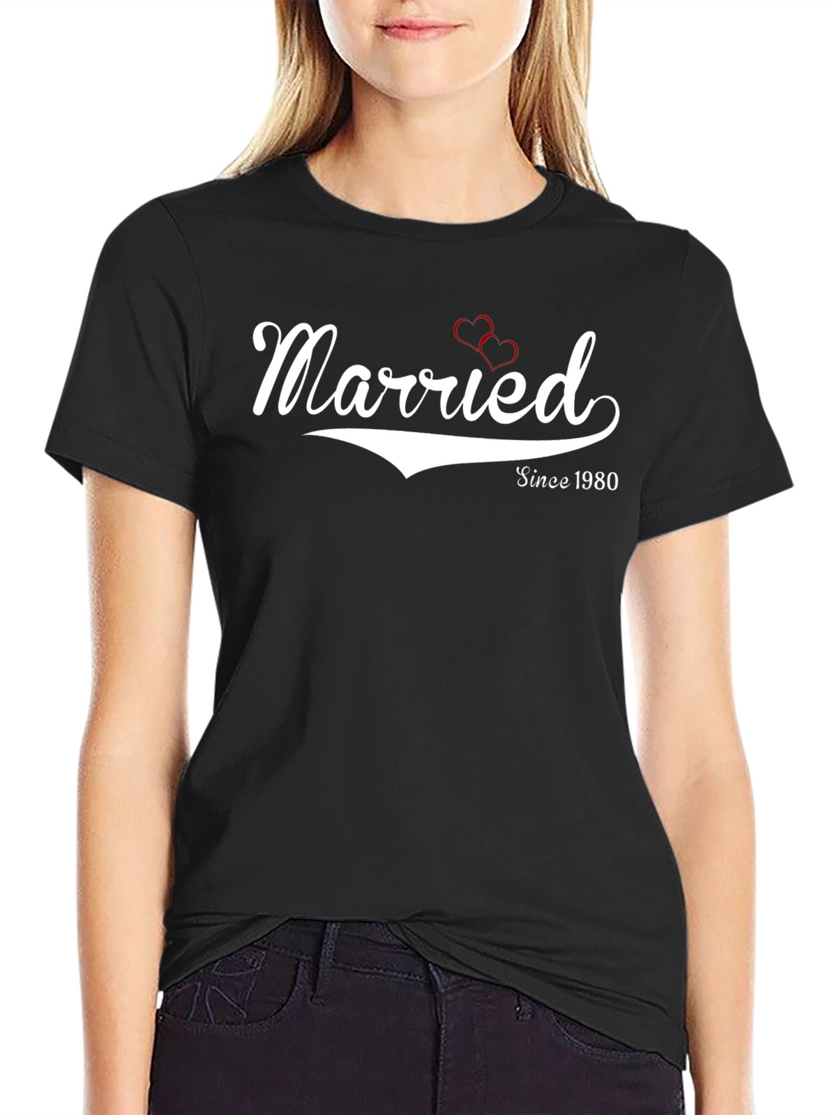 Married Since 1980 Graphic Tee - Anniversary Gift