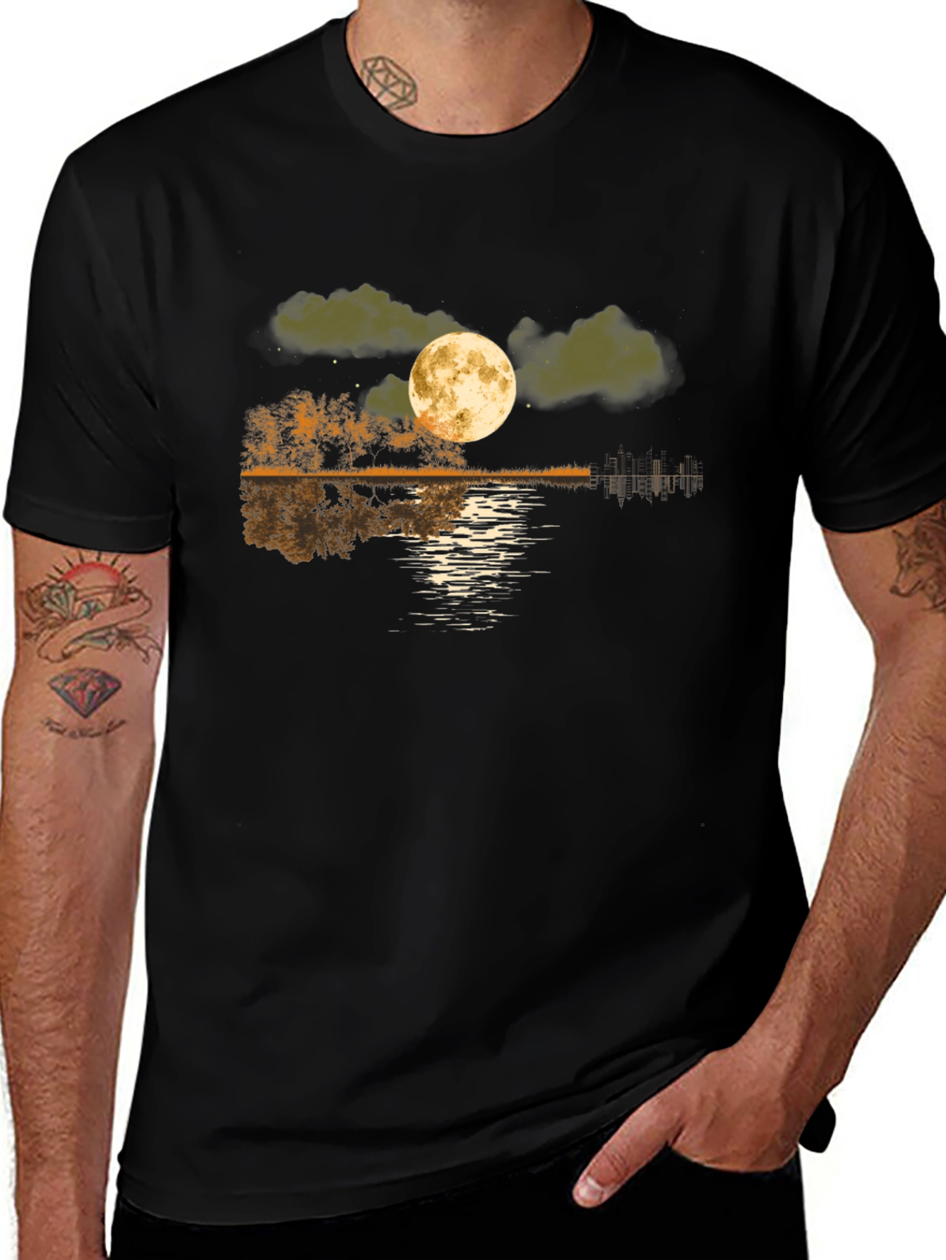 Moonlit Lake Graphic Tee
