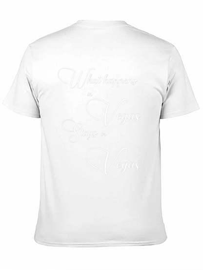 What Happens in Vegas Black T-Shirt