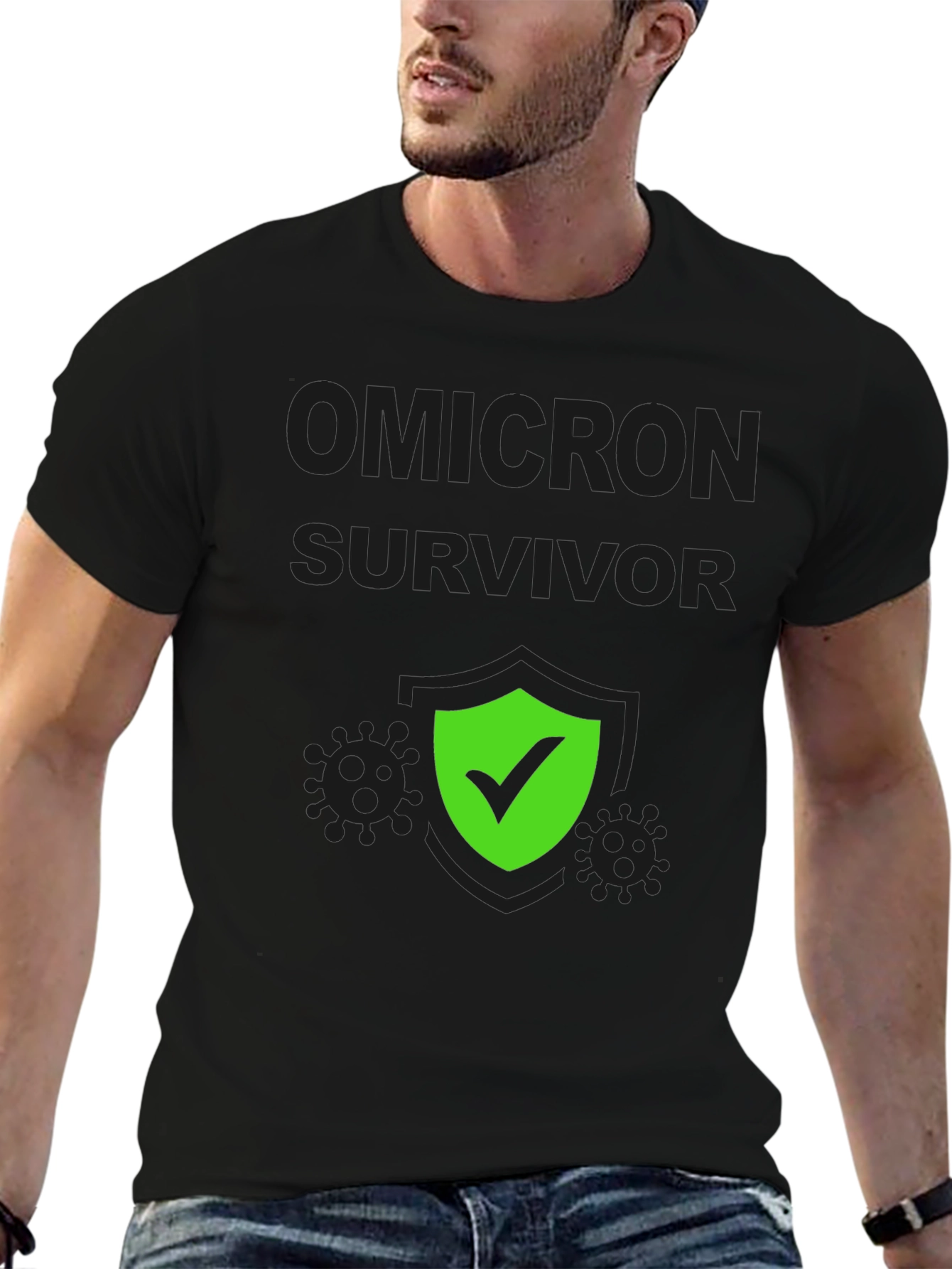 Omicron Survivor T-Shirt - Pandemic Humor Tee