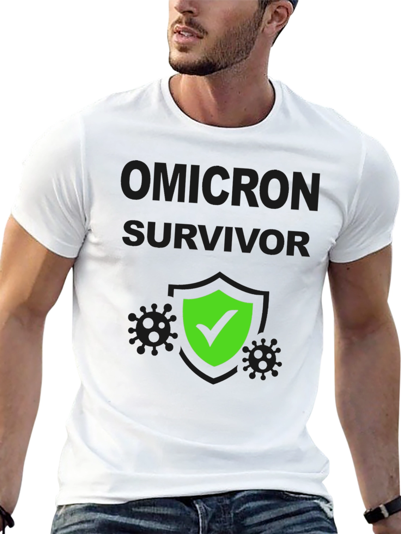 Omicron Survivor T-Shirt - Pandemic Humor Tee