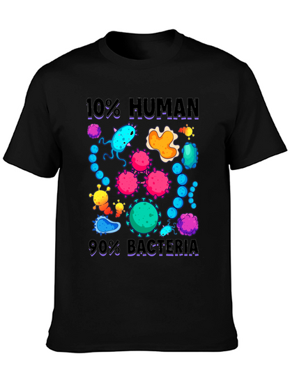 10% Human 90% Bacteria Graphic T-Shirt