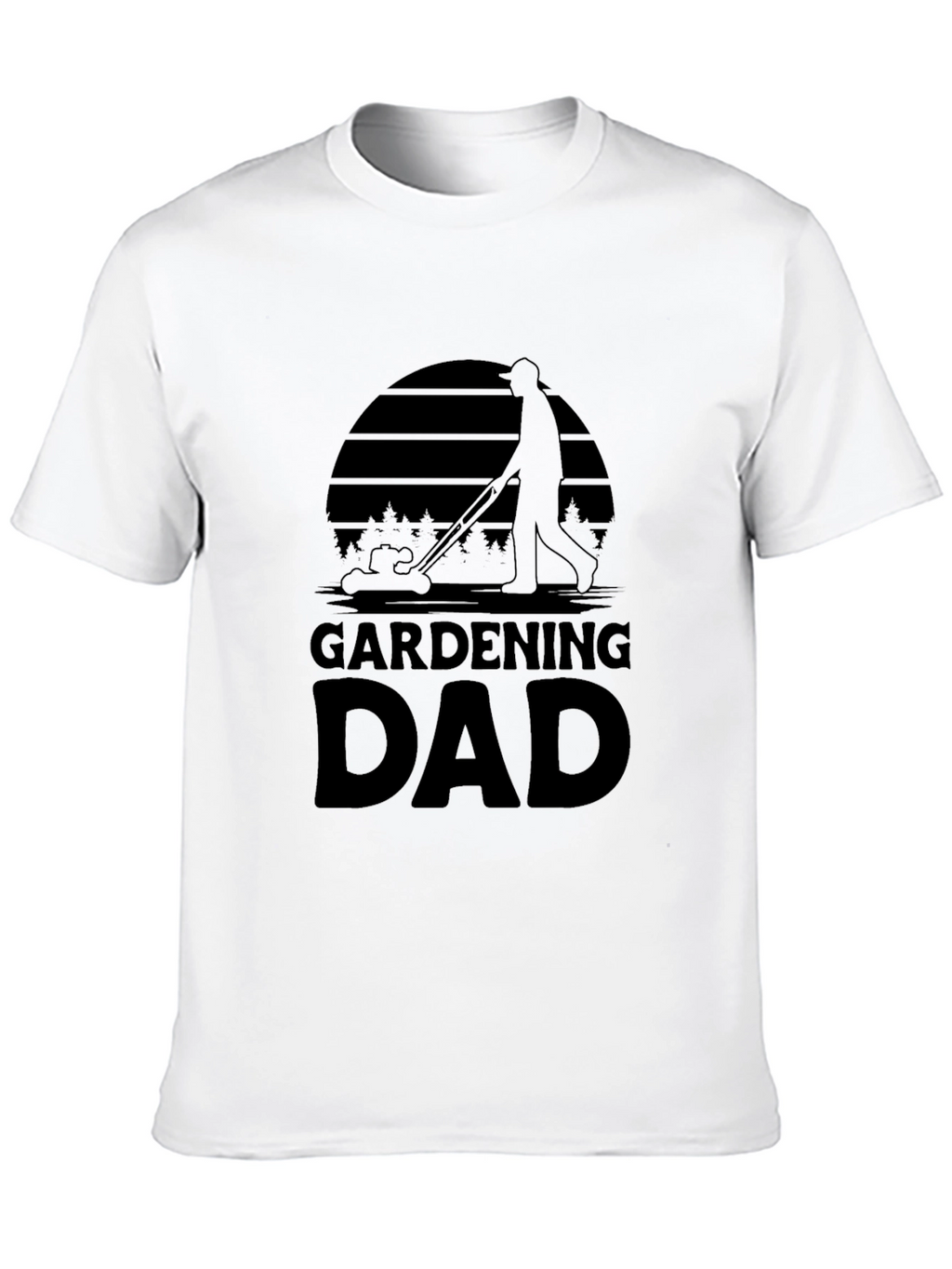 Gardening Dad T-Shirt - Black Graphic Tee