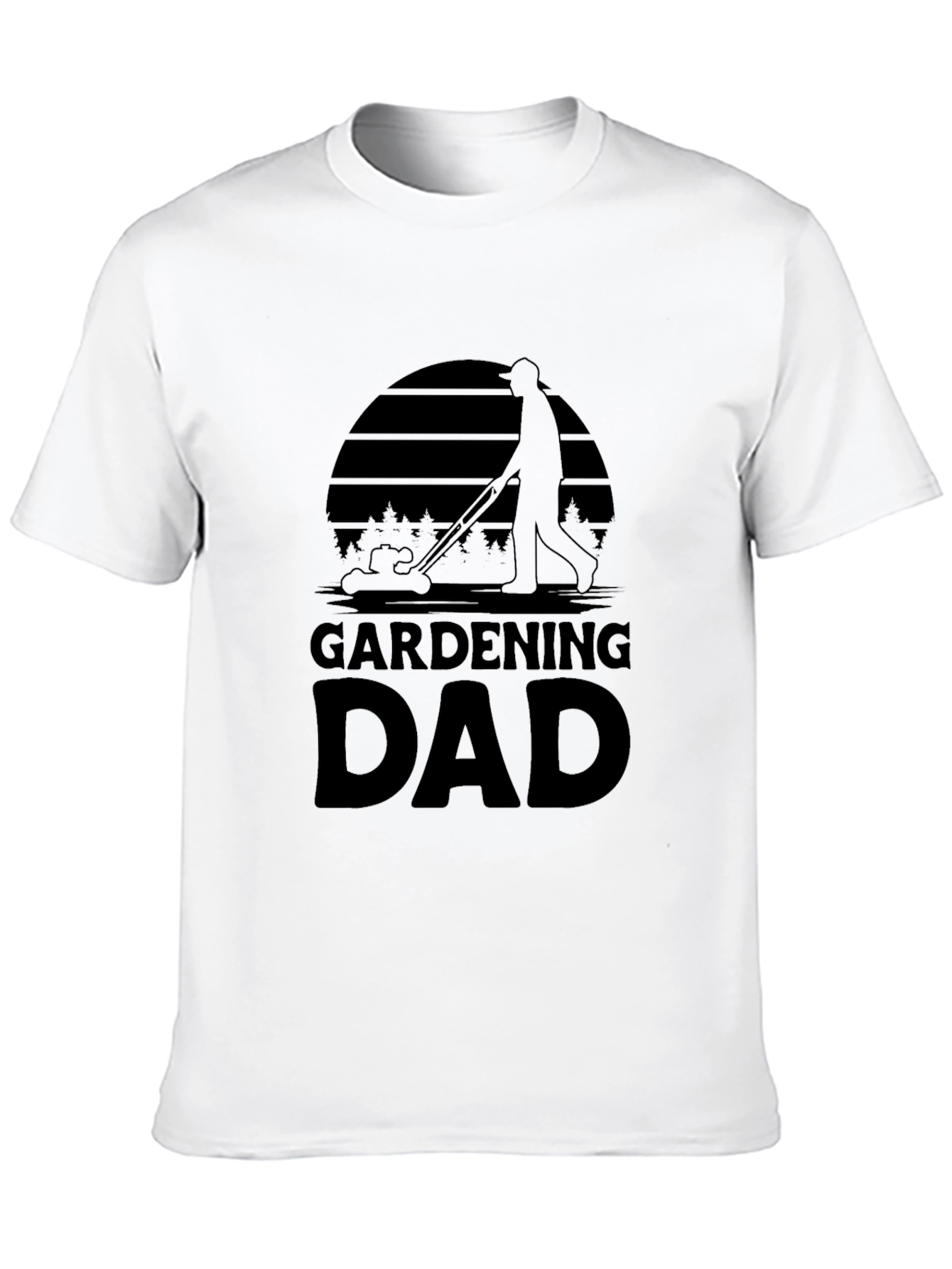 Gardening Dad T-Shirt - Black Graphic Tee