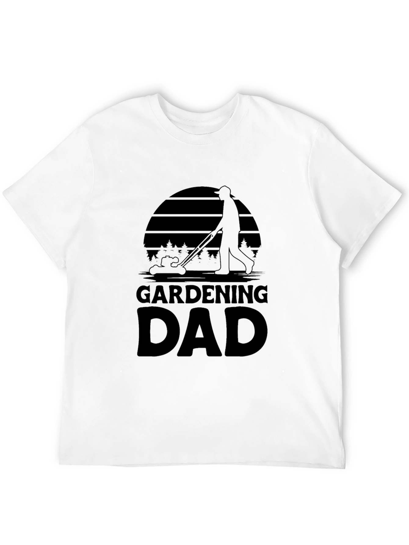 Gardening Dad T-Shirt - Black Graphic Tee