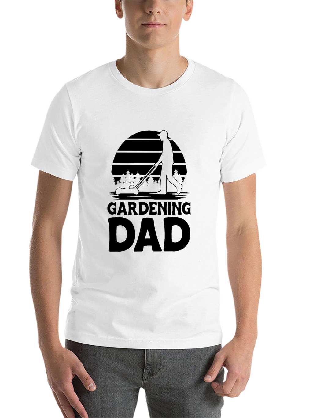 Gardening Dad T-Shirt - Black Graphic Tee