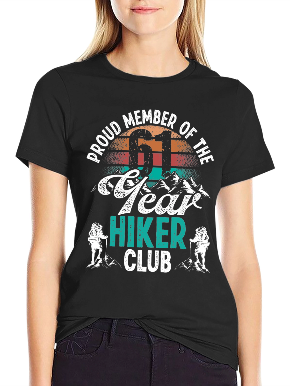 Proud Member 61 Year Hiker Club T-Shirt