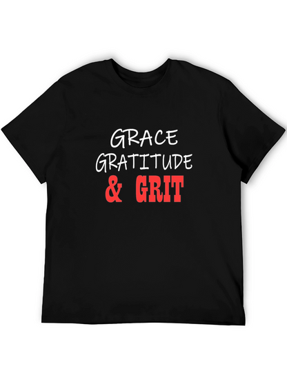 Grace Gratitude & Grit Graphic T-Shirt