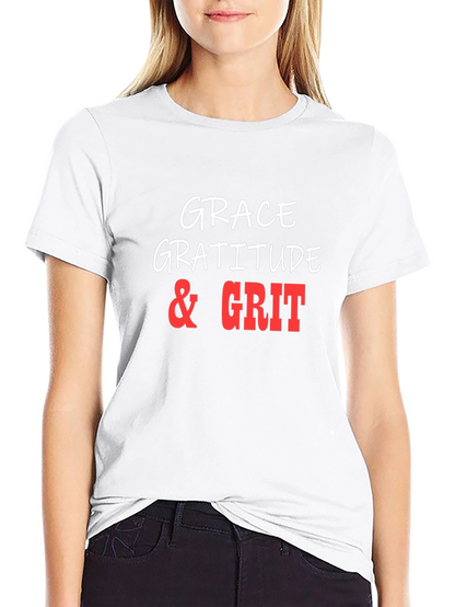 Grace Gratitude & Grit Graphic T-Shirt