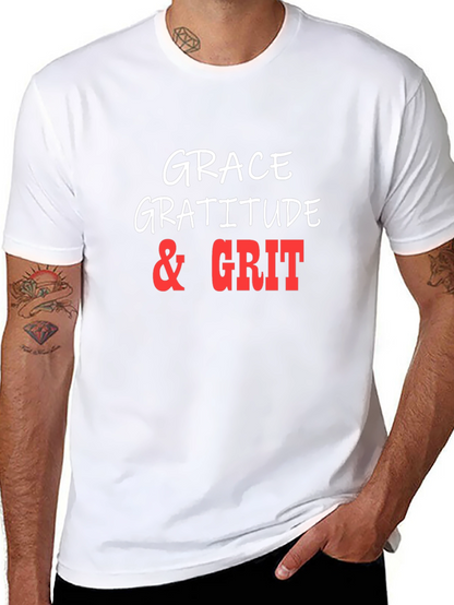 Grace Gratitude & Grit Graphic T-Shirt