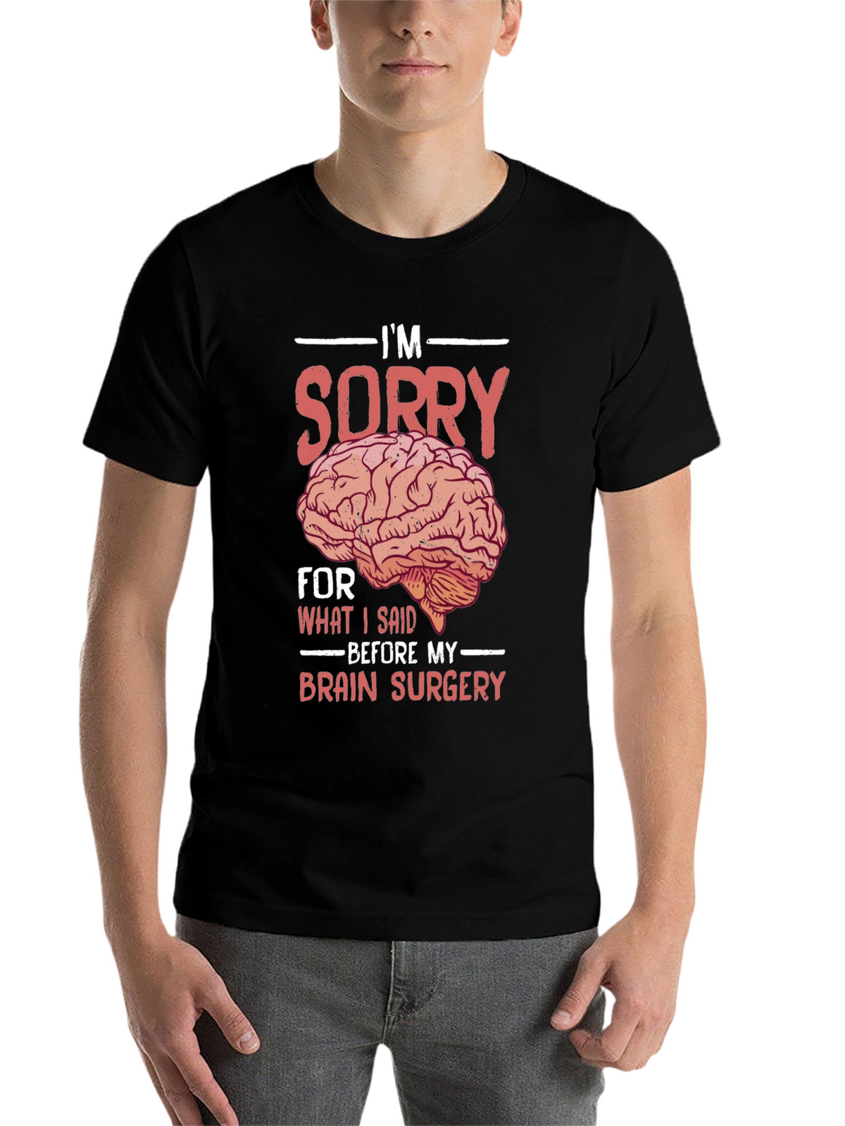 Funny Brain Surgery Graphic T-Shirt
