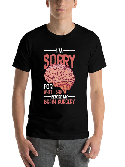 Funny Brain Surgery Graphic T-Shirt