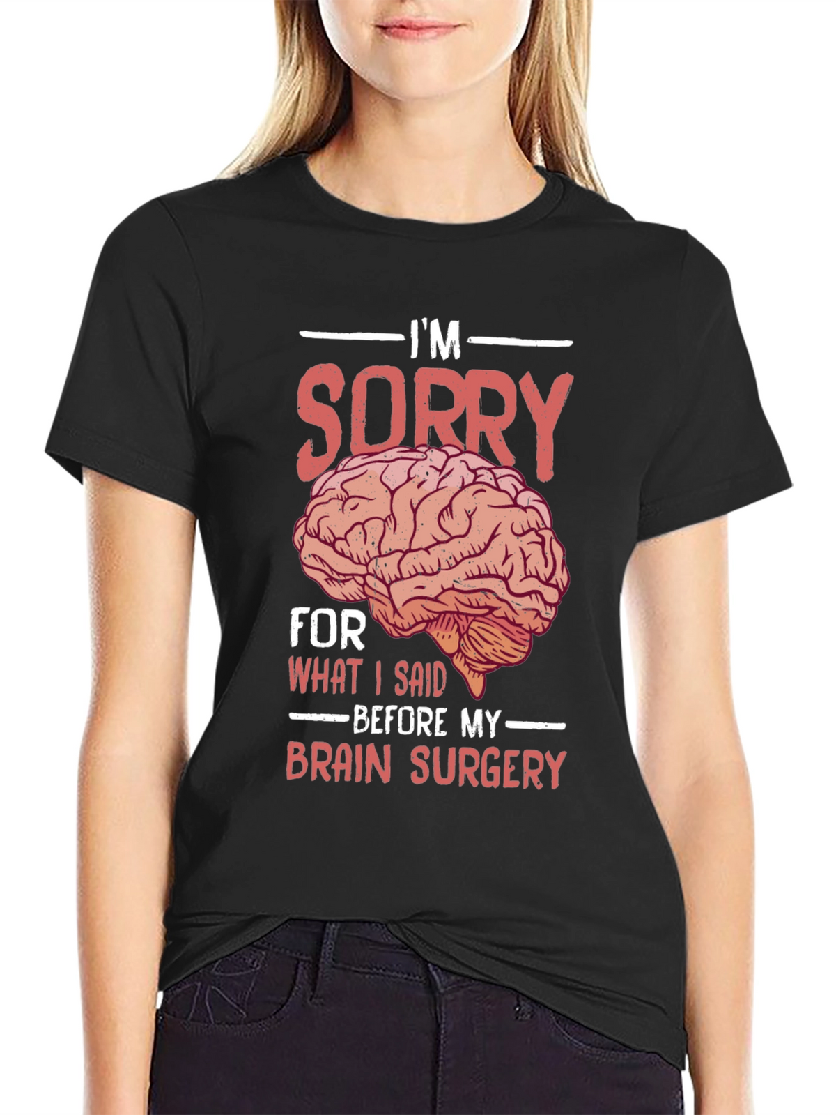 Funny Brain Surgery Graphic T-Shirt