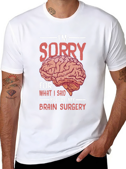 Funny Brain Surgery Graphic T-Shirt