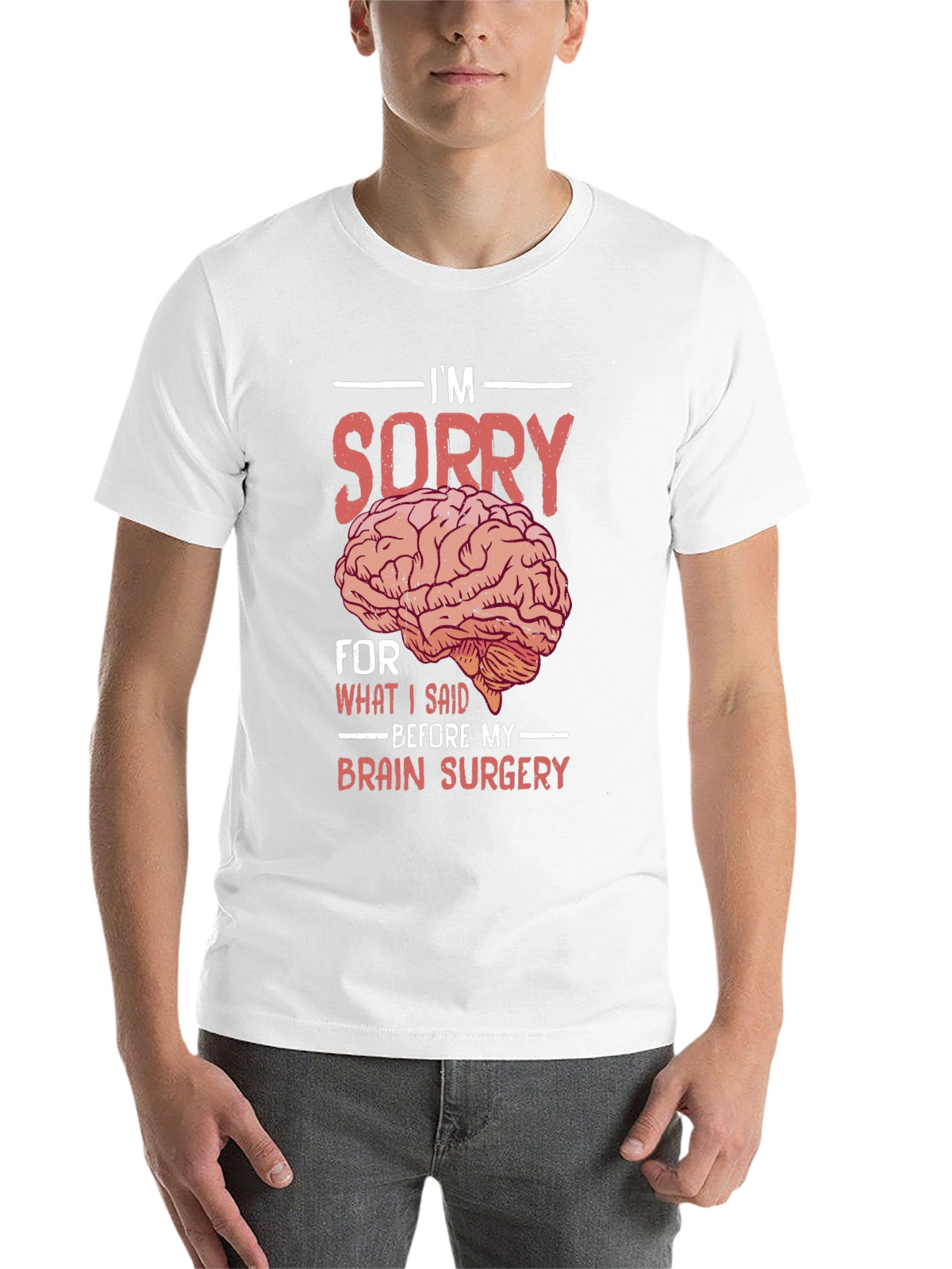 Funny Brain Surgery Graphic T-Shirt