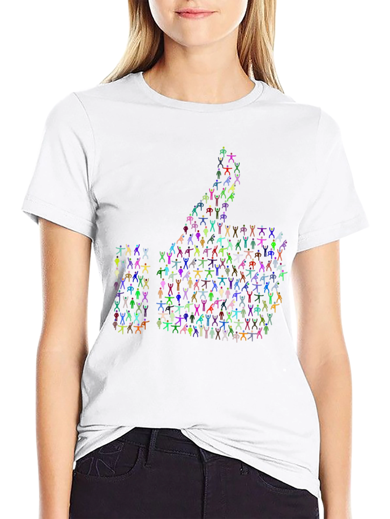 Thumbs Up Graphic T-Shirt