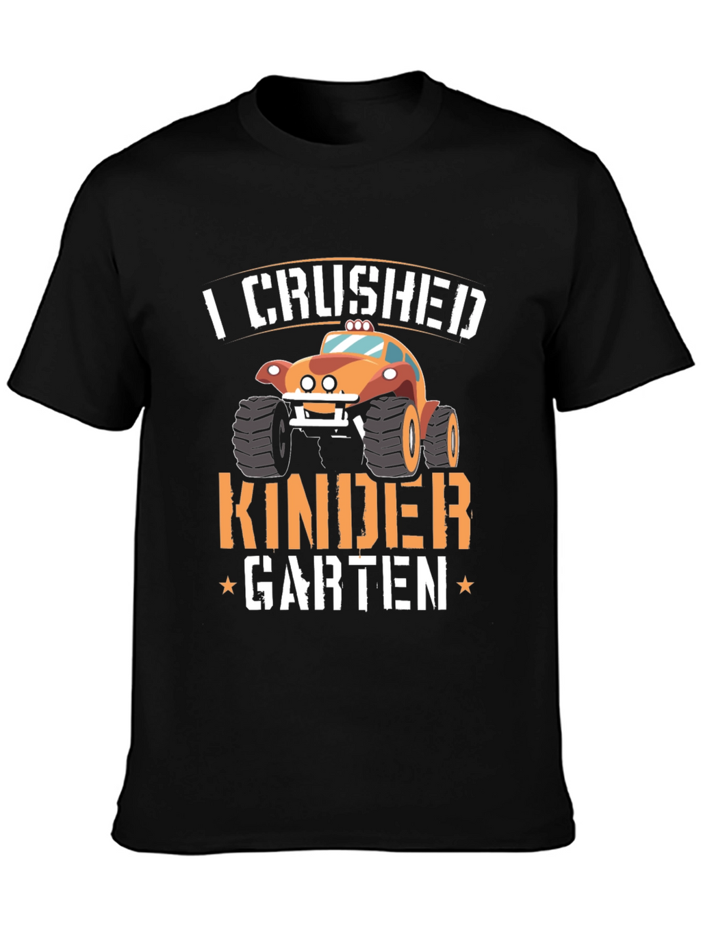 Crushed Kindergarten Monster Truck T-Shirt