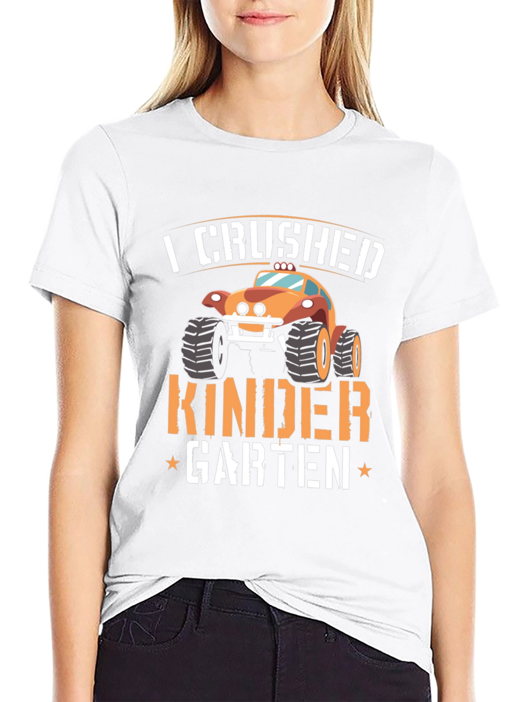 Crushed Kindergarten Monster Truck T-Shirt