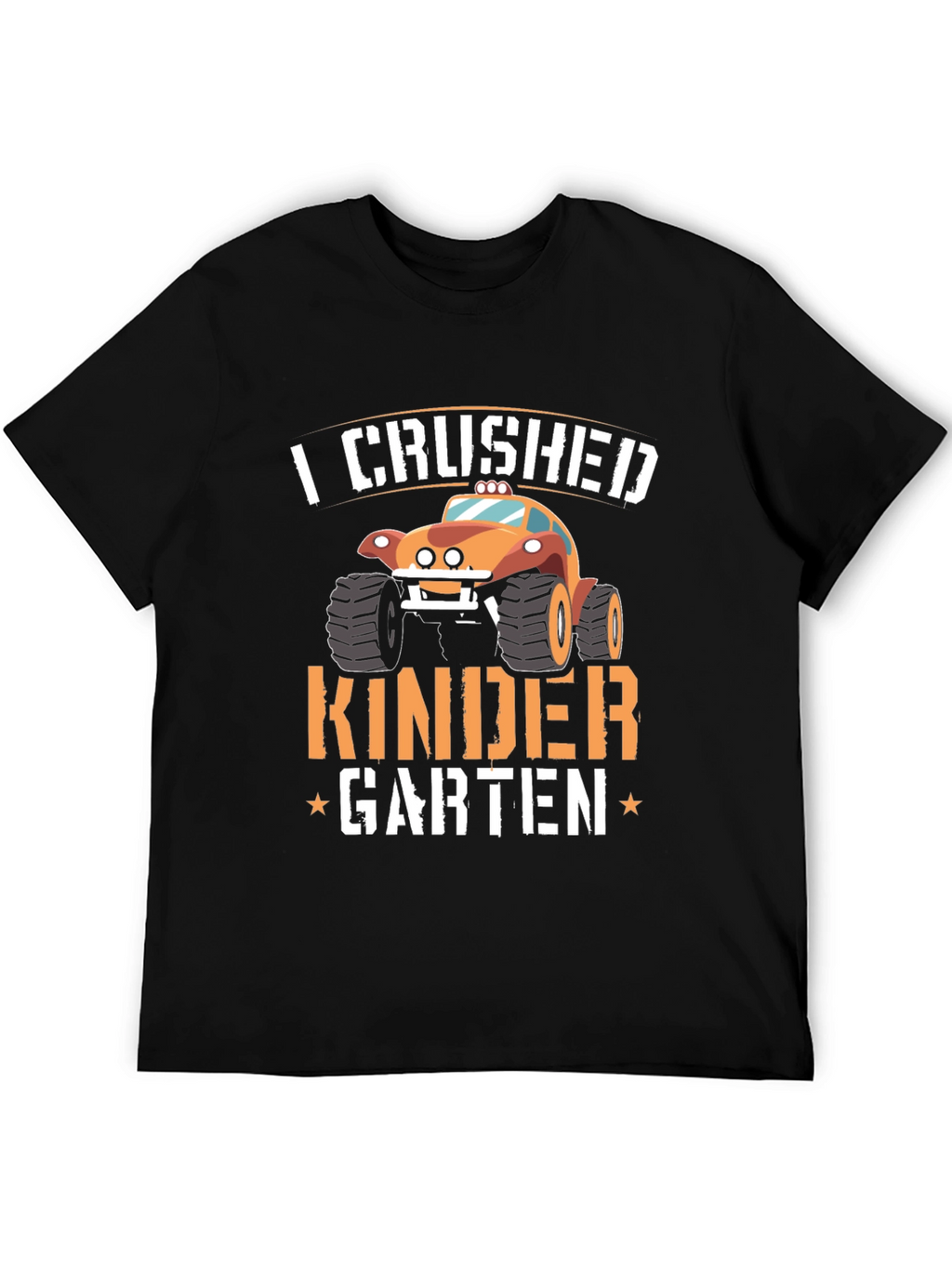 Crushed Kindergarten Monster Truck T-Shirt
