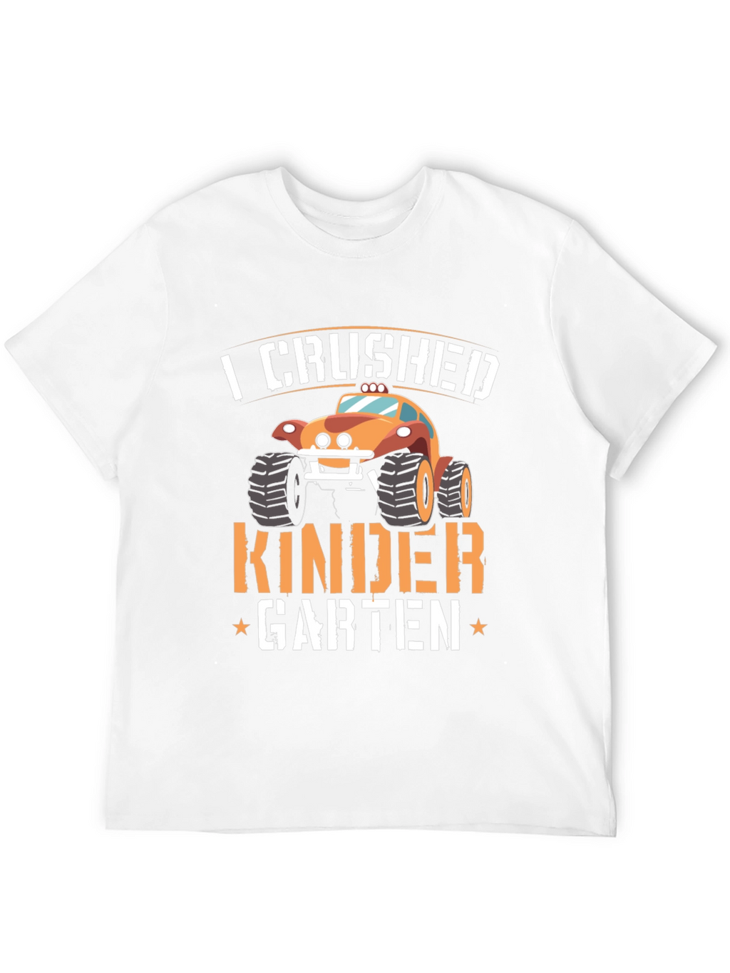 Crushed Kindergarten Monster Truck T-Shirt