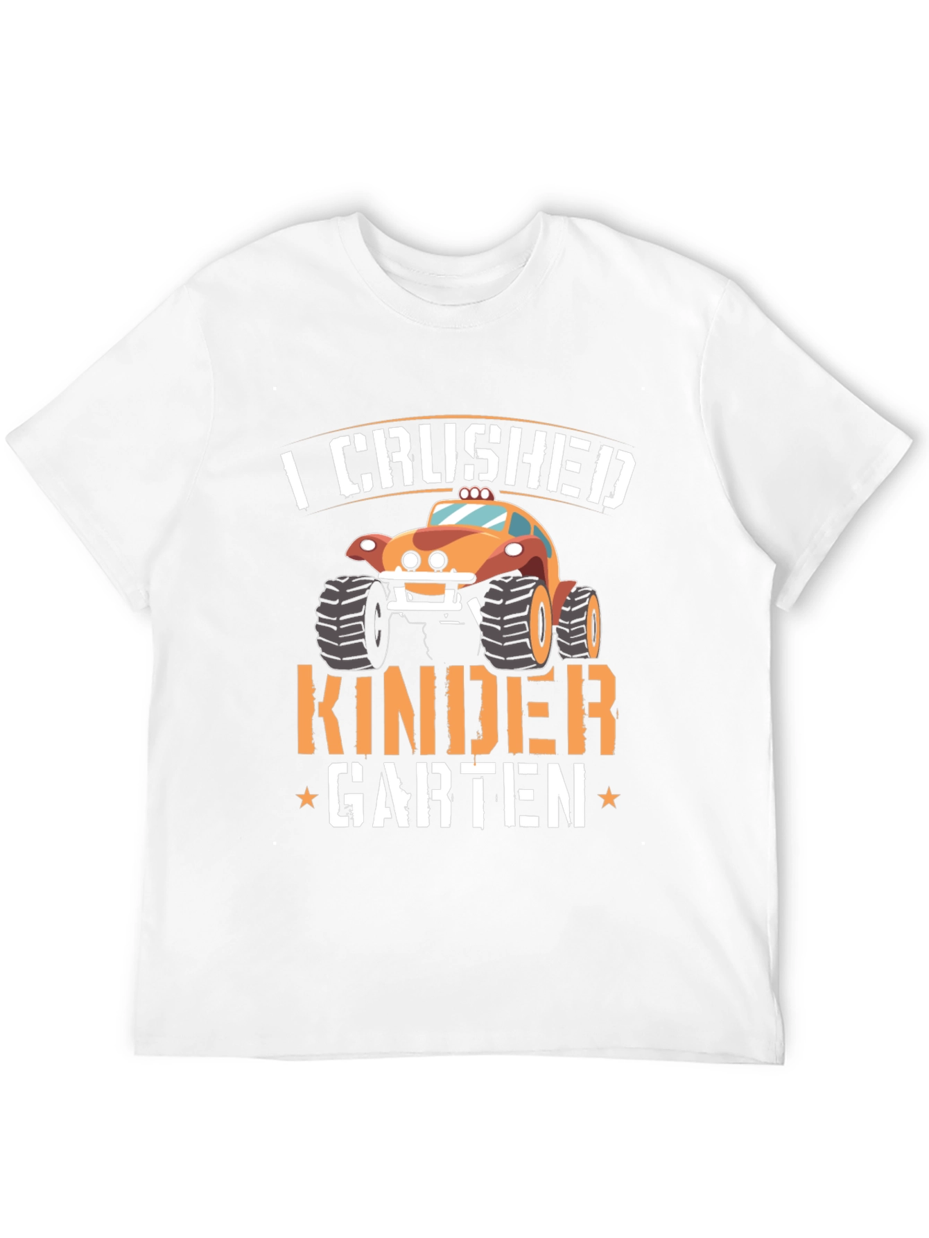 Crushed Kindergarten Monster Truck T-Shirt