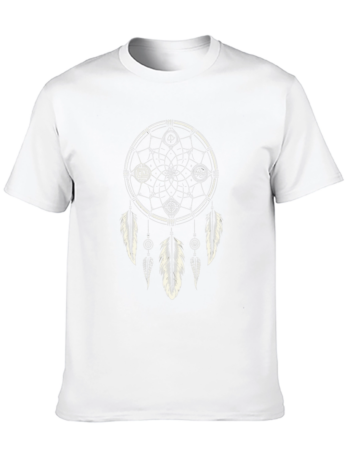 Dreamcatcher Graphic Tee - Stylish Black Cotton T-Shirt