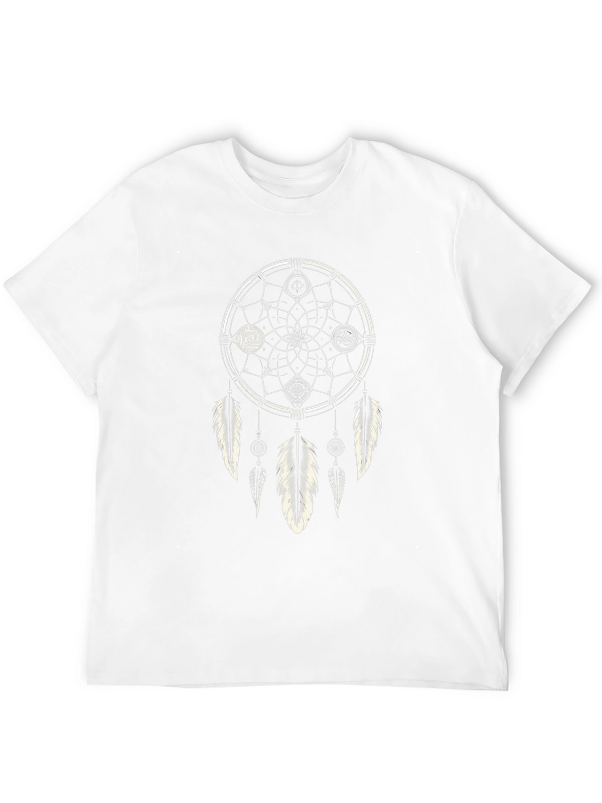 Dreamcatcher Graphic Tee - Stylish Black Cotton T-Shirt