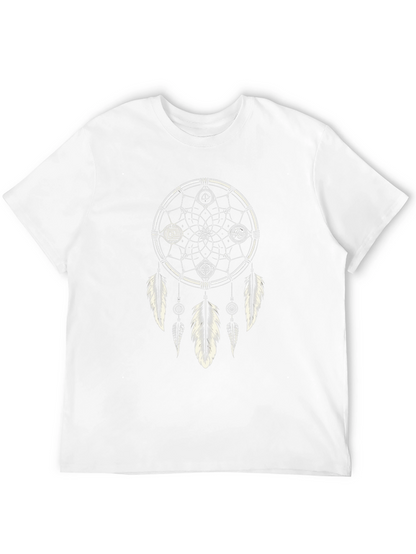 Dreamcatcher Graphic Tee - Stylish Black Cotton T-Shirt