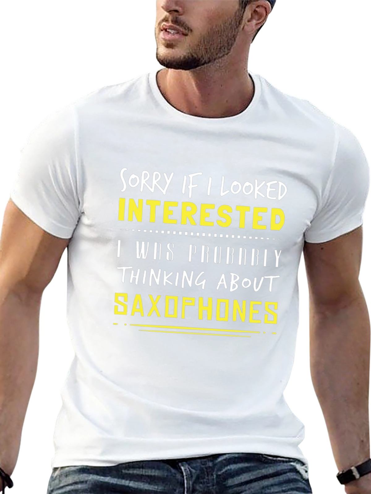 Saxophone Lover T-Shirt Funny Music Tee
