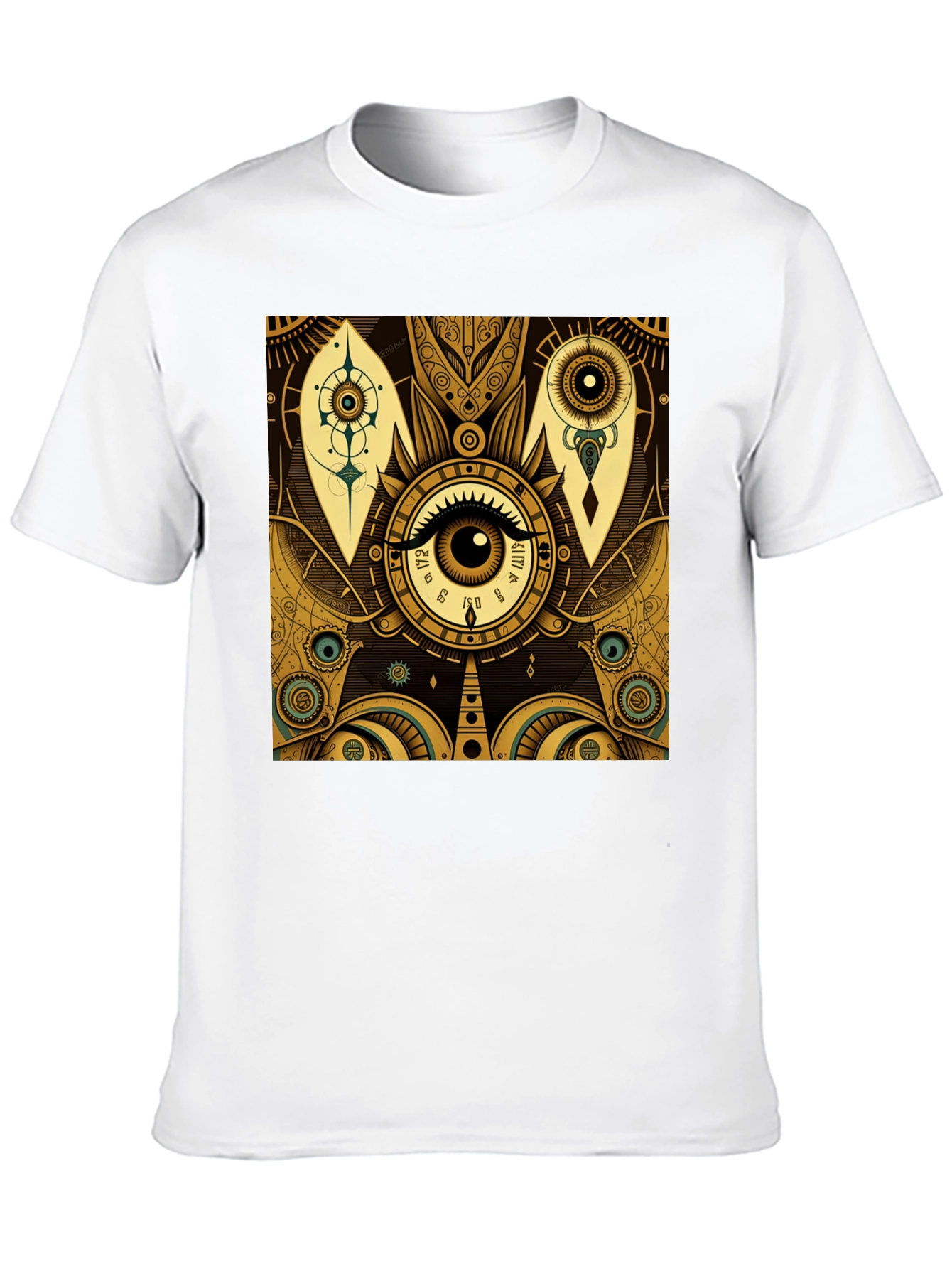 Mystic Eye Graphic Tee - Stylish Black T-Shirt