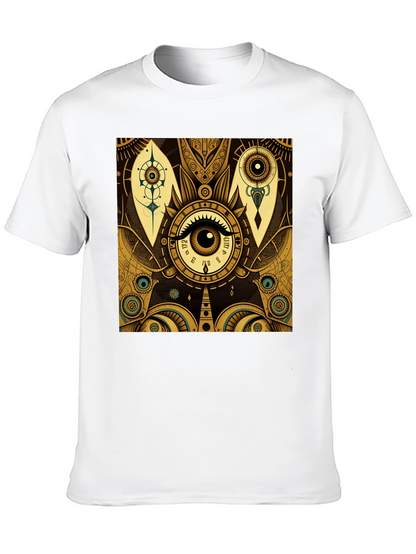 Mystic Eye Graphic Tee - Stylish Black T-Shirt